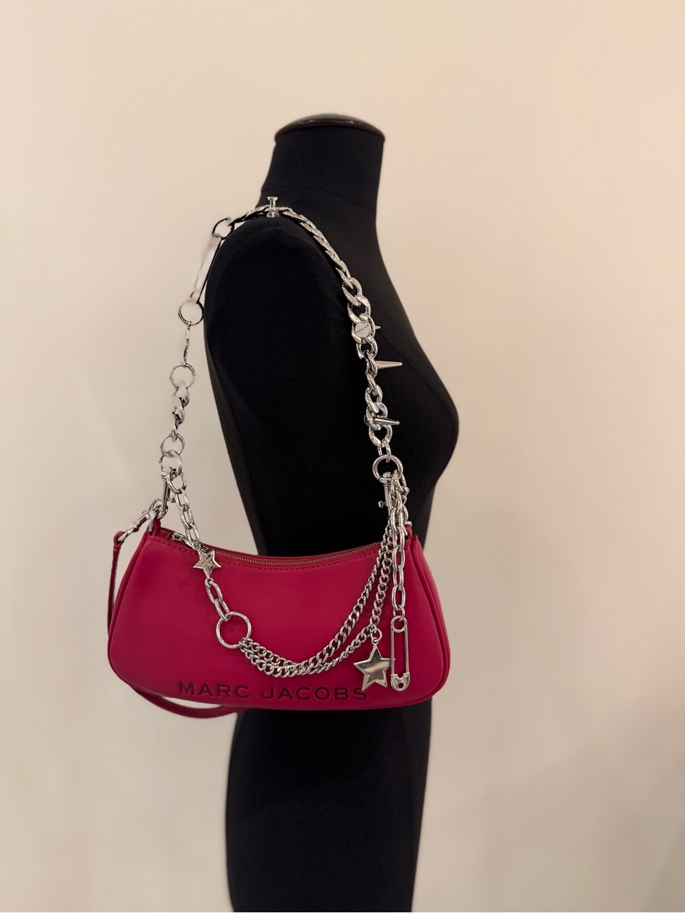 NWT Marc Jacobs THE STAR CHARM SHOULDER BAG - lipgloss pink (LAST ONE!)